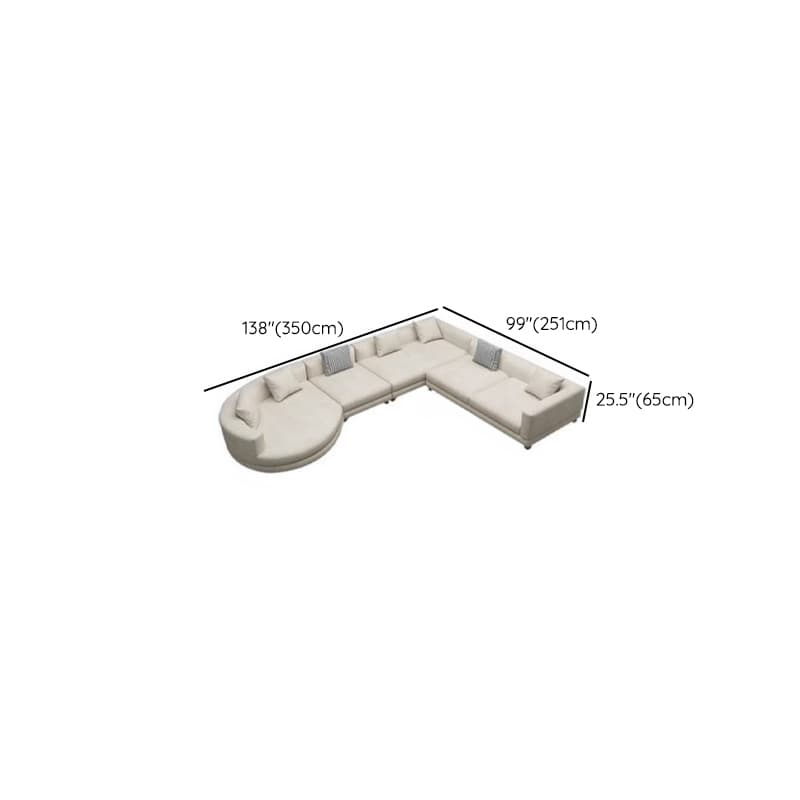 Living Space Use 4 Pc /5 Piece Set L-Shape Right Hand Facing Corner Sectional, 5-Seater /Seats 6 - image 18