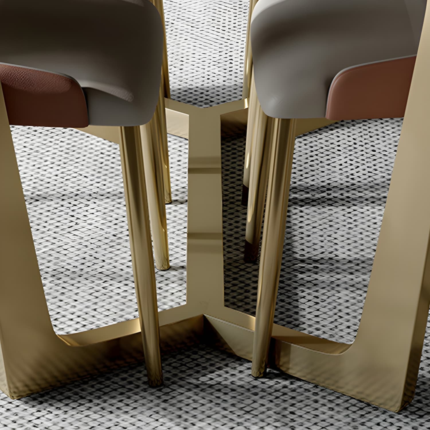 Glam 1/4/5/7 Pieces Rectangle Dinette Set with Sintered Stone Scalable Dining Table Set - image 6