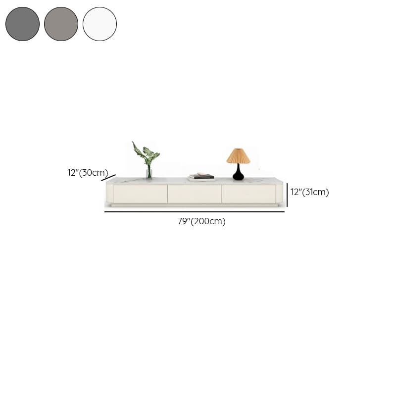 Rectangular Natural Wood TV Stand for Drawing Room - image 13