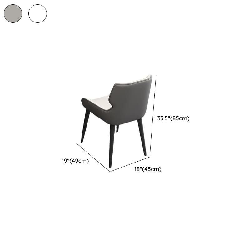 Minimalist Rounded Slate Stone Dining Table Set with 4 Legs and Padded Chair Back, Available in 9-piece/7 Piece Set/5-piece - image 10