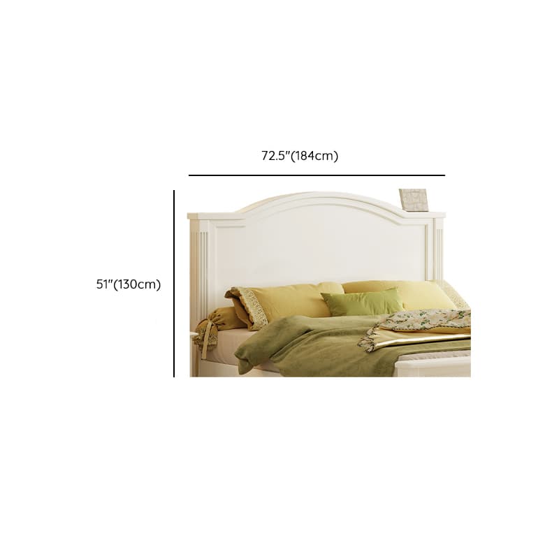 Modish Rubberwood Wingback/Panel Headboard in Rectangle/Camelback Shape for King/Queen/Full Bed, Free-standing Standard with No Distressing and Standard Height - image 19