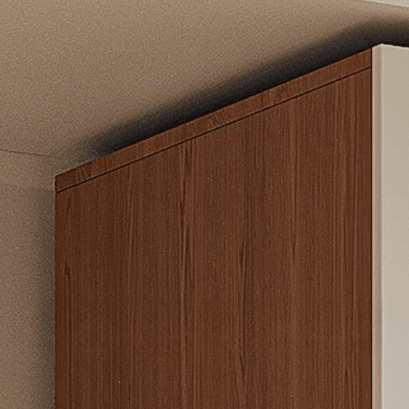 Chalk Minimalist Laminate Cabinet Armoire with Soft Close Drawer, Soft Close Door, Interior Shelves, and Clothing Rod - image 4