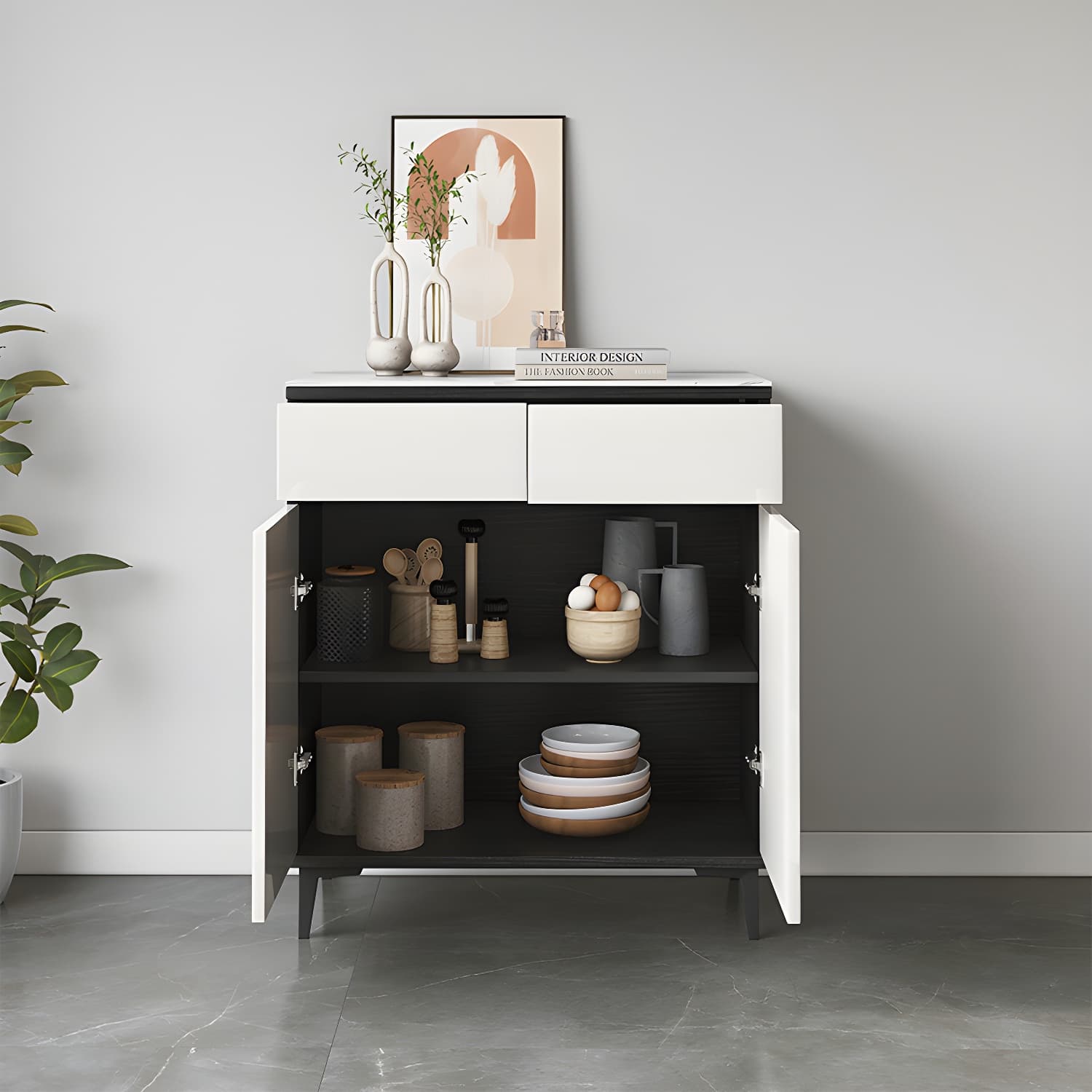 Contemporary Sideboard Cabinet with Drawer and Door for Living Room - image 15