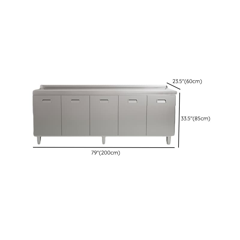 Metallic Alloy Countertop Kitchen Storage for Culinary Space - image 14