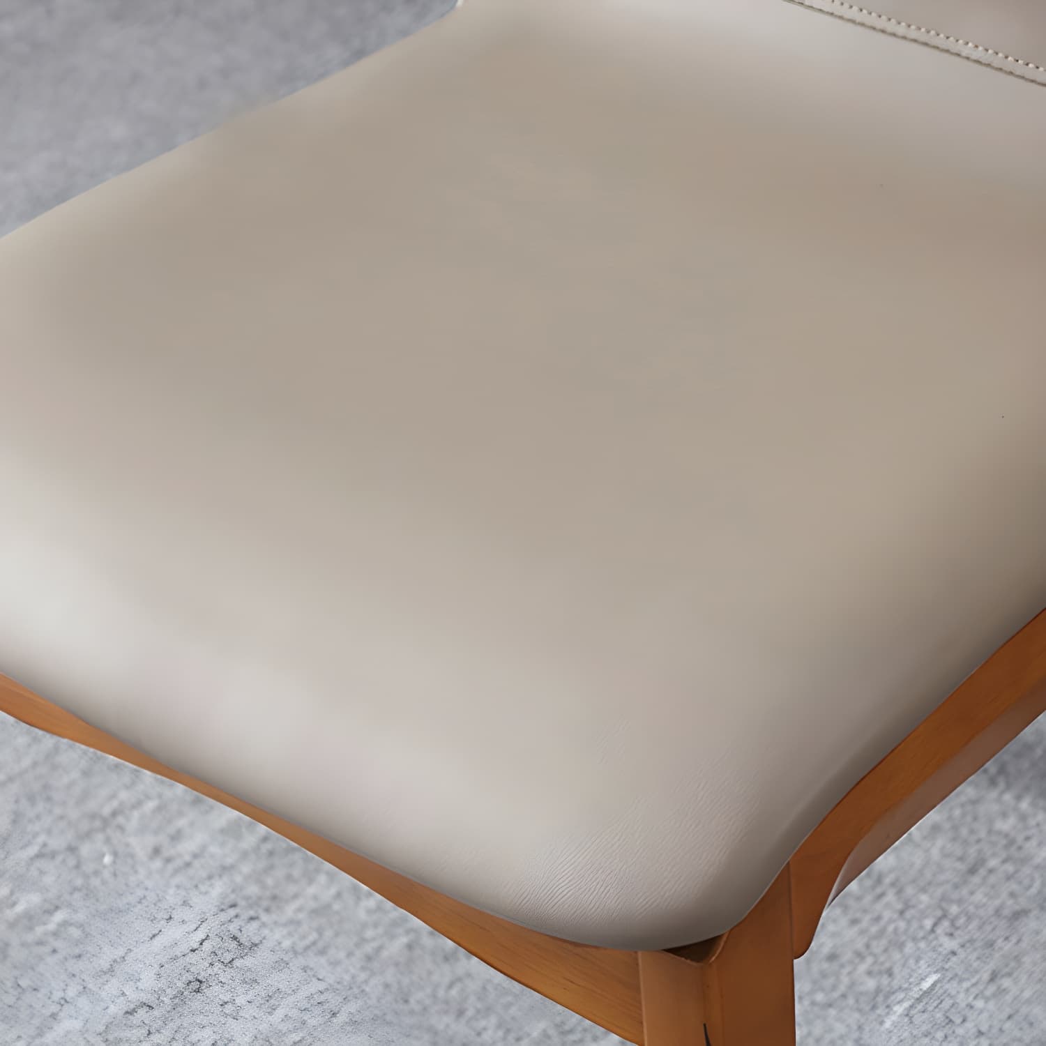 Modern Faux Leather Dining Chair with Solid Wood Legs for Dining Room - image 14