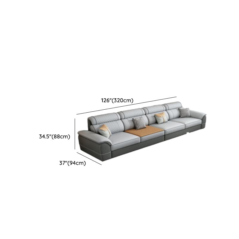 4 Pc L-Shape/Straight Left Hand Facing/Horizontal Sofa Recliner/Sofa Couch for 5 Person - image 19