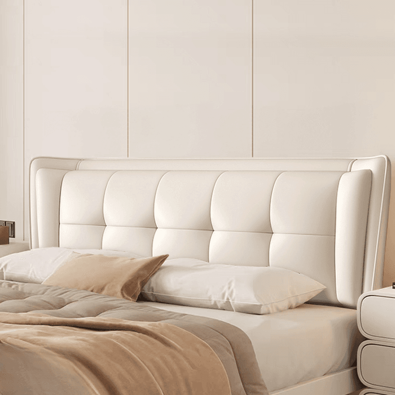 Simplistic Wingback Headboard with No Distressing, Piled Tufted, Rectangular Shape for Queen/Full/Twin Bed, Featuring Sponge Upholstery and Standard Height - image 8