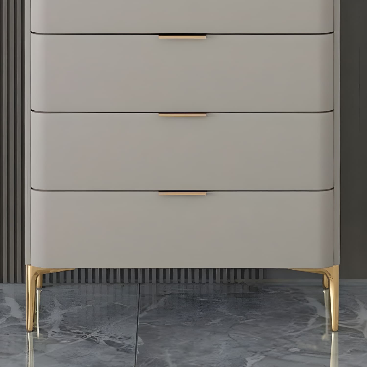 Modern Pine Wood Dresser with Drawers and Soft Close Glides in Narrow Design - image 14