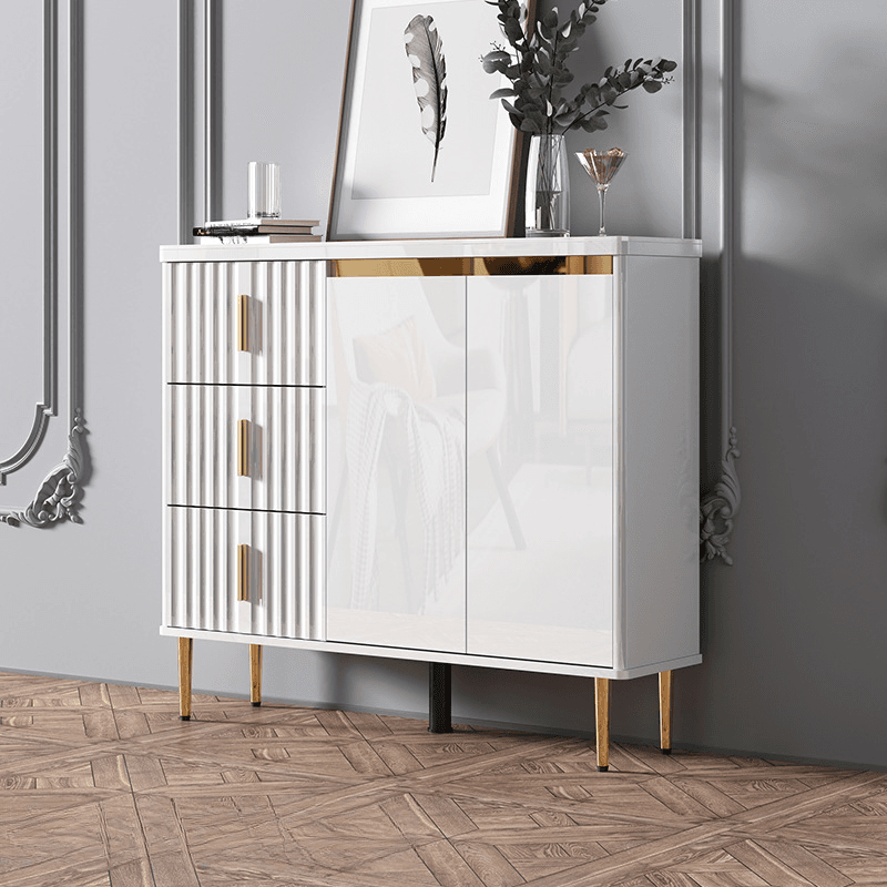 Luxurious Chalk Stone Standard Flooring Sideboard with 3 Doors & Variable Shelf - image 14