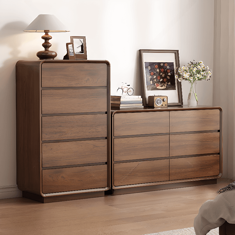 Classic Rectangle Independent Decorative Cabinet with Lumber Countertop and Auburn Soft Close Drawer