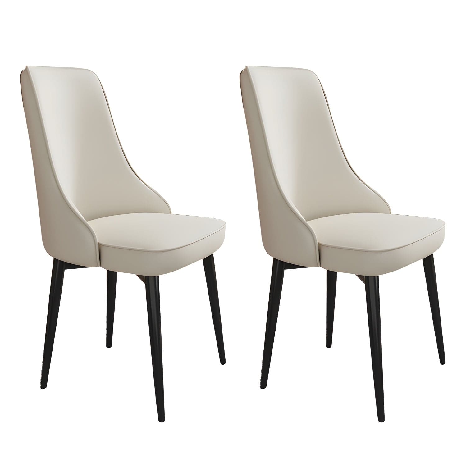 Glam Style Side Chair Upholstered Dining Chair for Dining Room - image 10