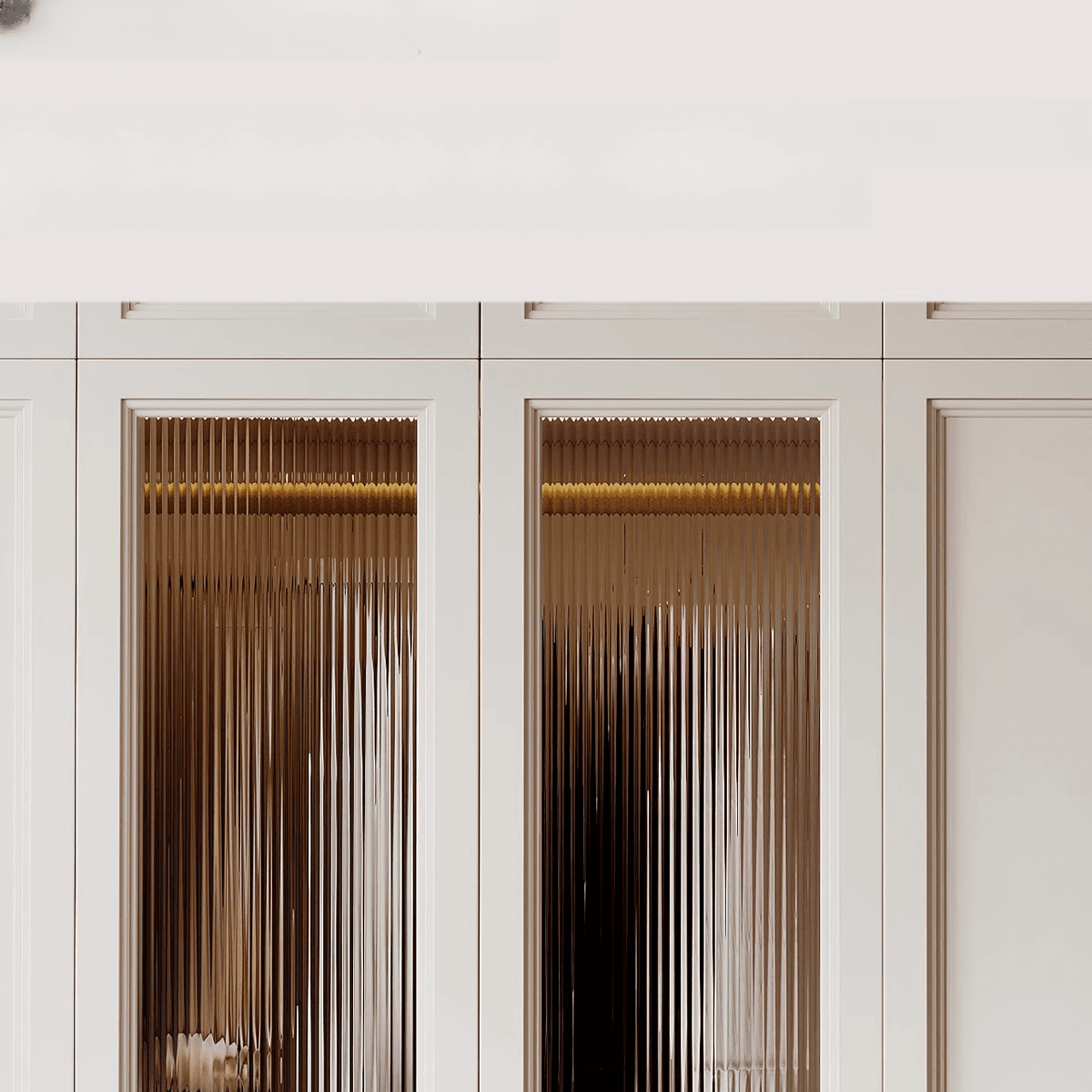 Chalk Modish Self-supporting Cabinet Armoire with Soft Close Drawer, Soft Close Door, and Hinged Hanging Rod - image 7