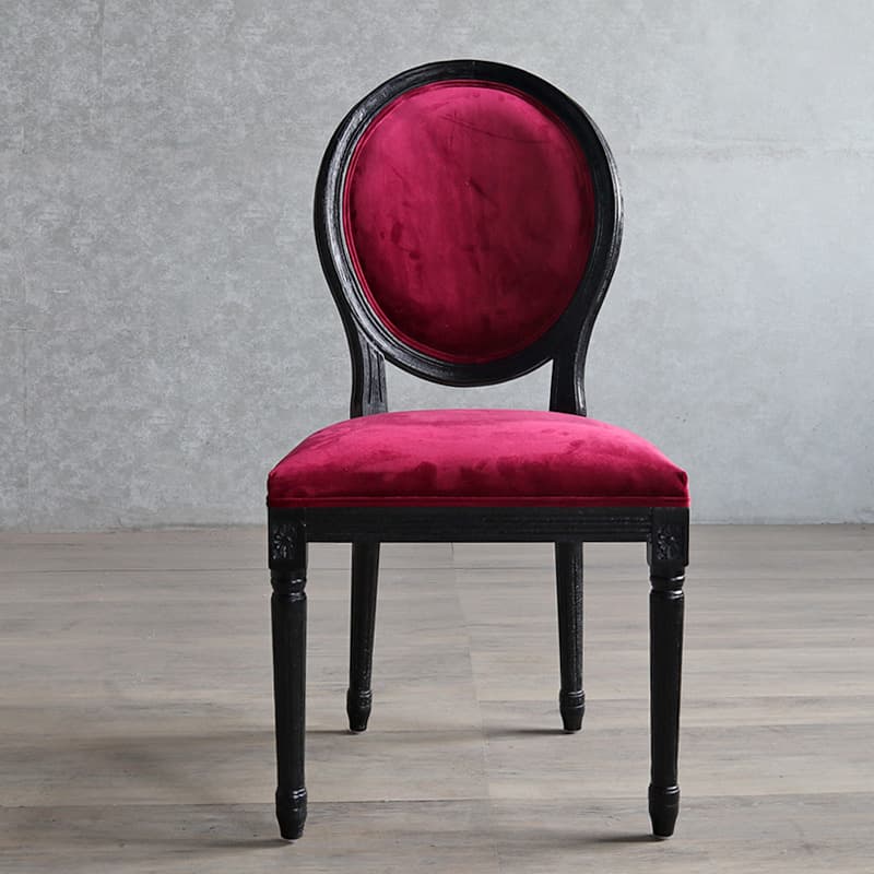 Victorian Style Side Chair with King Louis Back and Bordered Frame, Balanced Stability - image 5