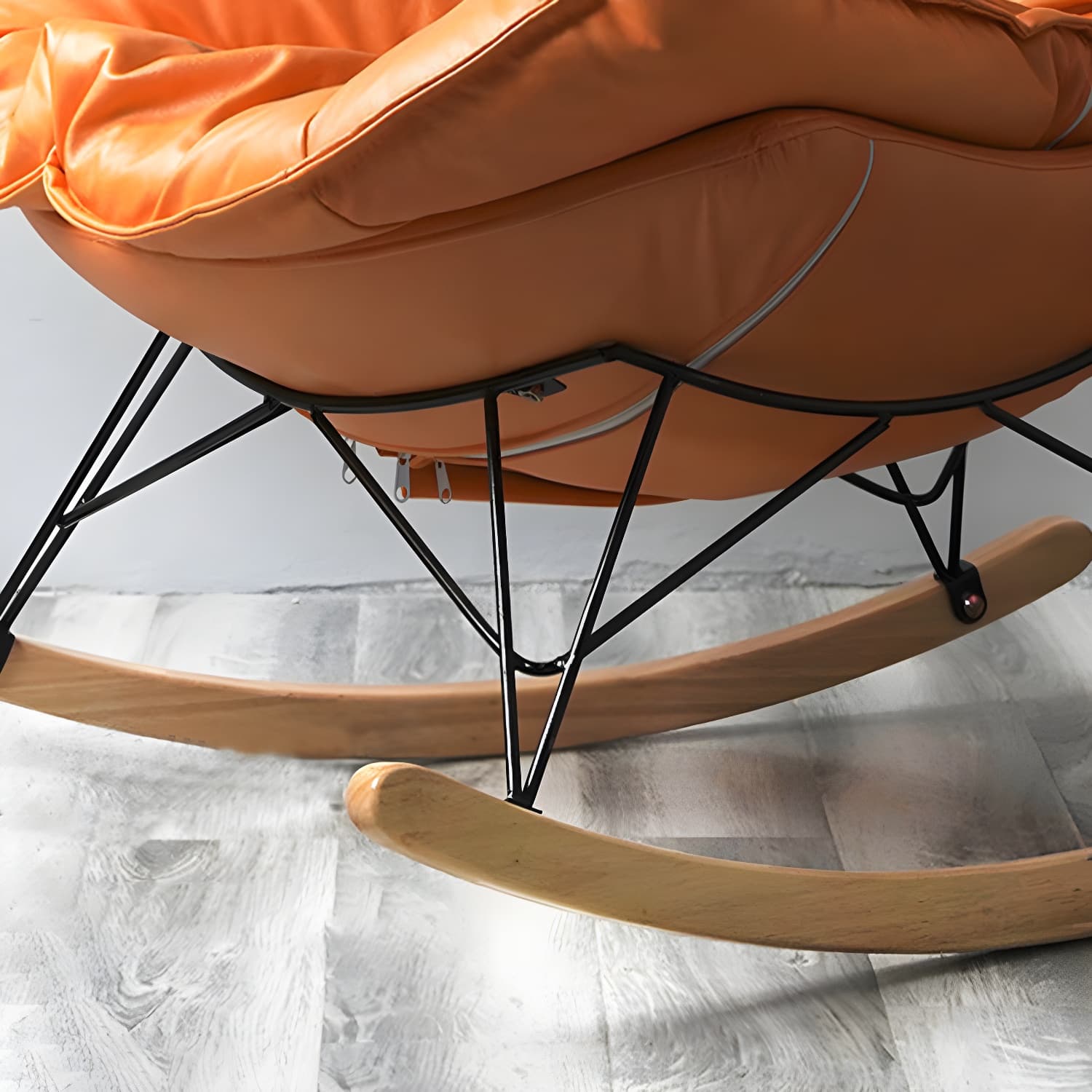 Contemporary Simple Style Rocking Chair Single Indoor Sofa Rocking Chair for Break - image 12