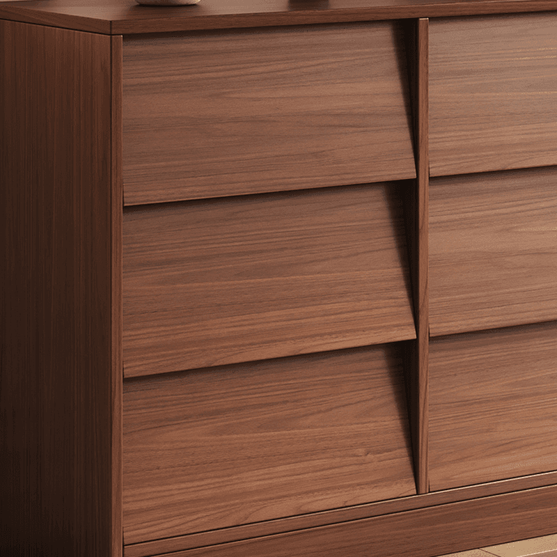 Cocoa Casual Natural Wood Console Dresser/Bachelor Chest with 9/6/3 Drawers in Horizontal/Vertical Orientation - image 5
