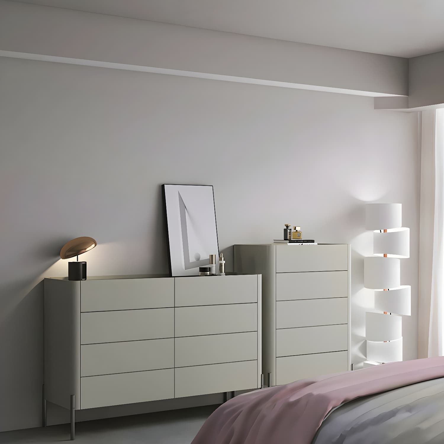 Modern Wood Dresser - Horizontal Design - Ample Drawer Space - Stylish Bedroom Storage - image 10