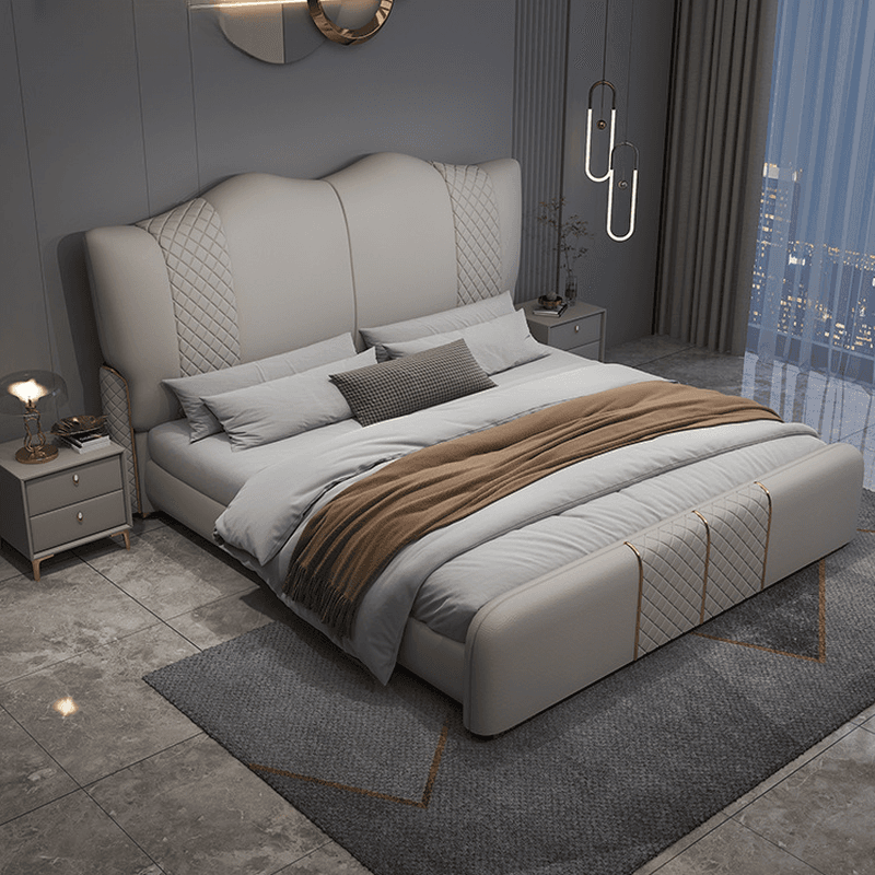 Grey Solid Color Storage Included/Pallet Bed Frame with 3 Storage Boxes and Pine Wood for Living Room - image 3