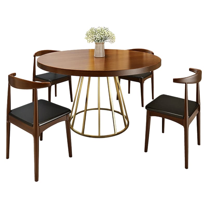White 5-Piece Dining Set with Solid Wood Features - Perfect for the Stylish Kitchen - image 9