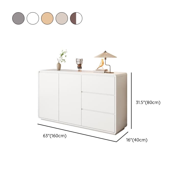 Contemporary Sideboard with 3 Drawers, Closet, Standard/Wide/Narrow Sizes, 1 Shelf, Kitchen Cupboards, and 2/3/Single Doors - image 18