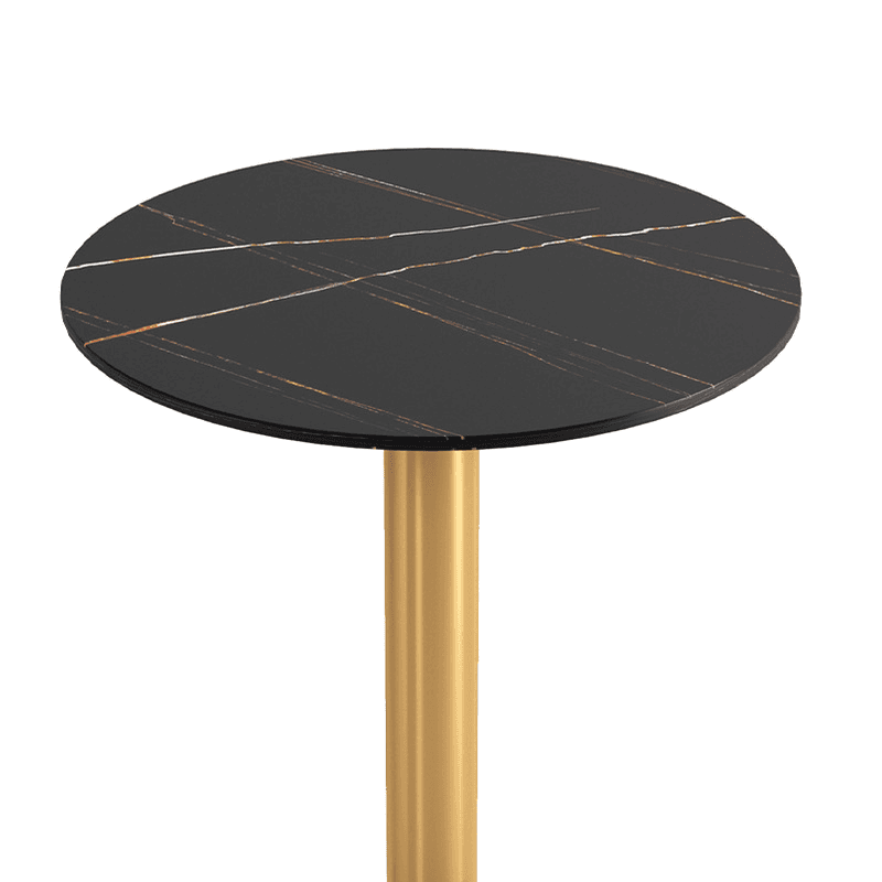 Casual Dining Table with Sintered Stone Top, Fixed Table, Scratch-shielded, for 2/4 People - image 7