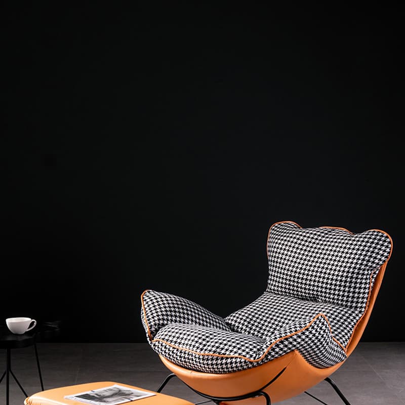 Comfortable Upholstered Rocking Chair with Solid Wood Frame for Modern Home Decor - image 13