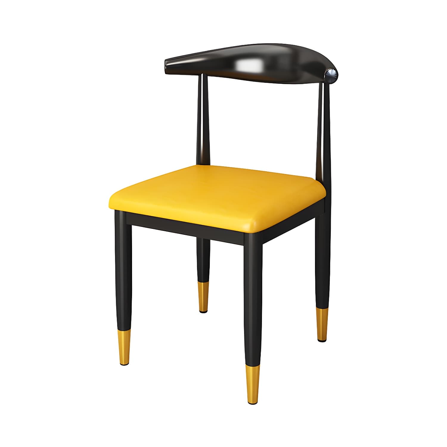 Indoor Open Back Dining Chair Industrial Upholstered Armless Chair - image 22