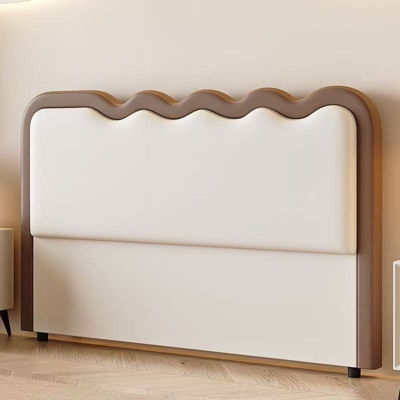 Modish Style Panel Headboard with No Distressing in Timber for King/Queen/Full Bed, Featuring Sponge Upholstery Fill, Free-standing Installation, and Standard Height - image 4