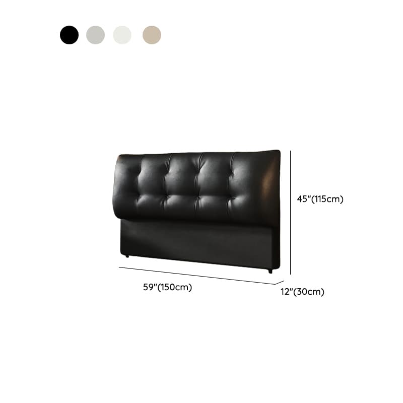 Modish No Distressing Button-tufted Panel Headboard with Rectangle Shape for King/Queen/Full Bed, Featuring Sponge Upholstery Fill and Standard Height - image 9