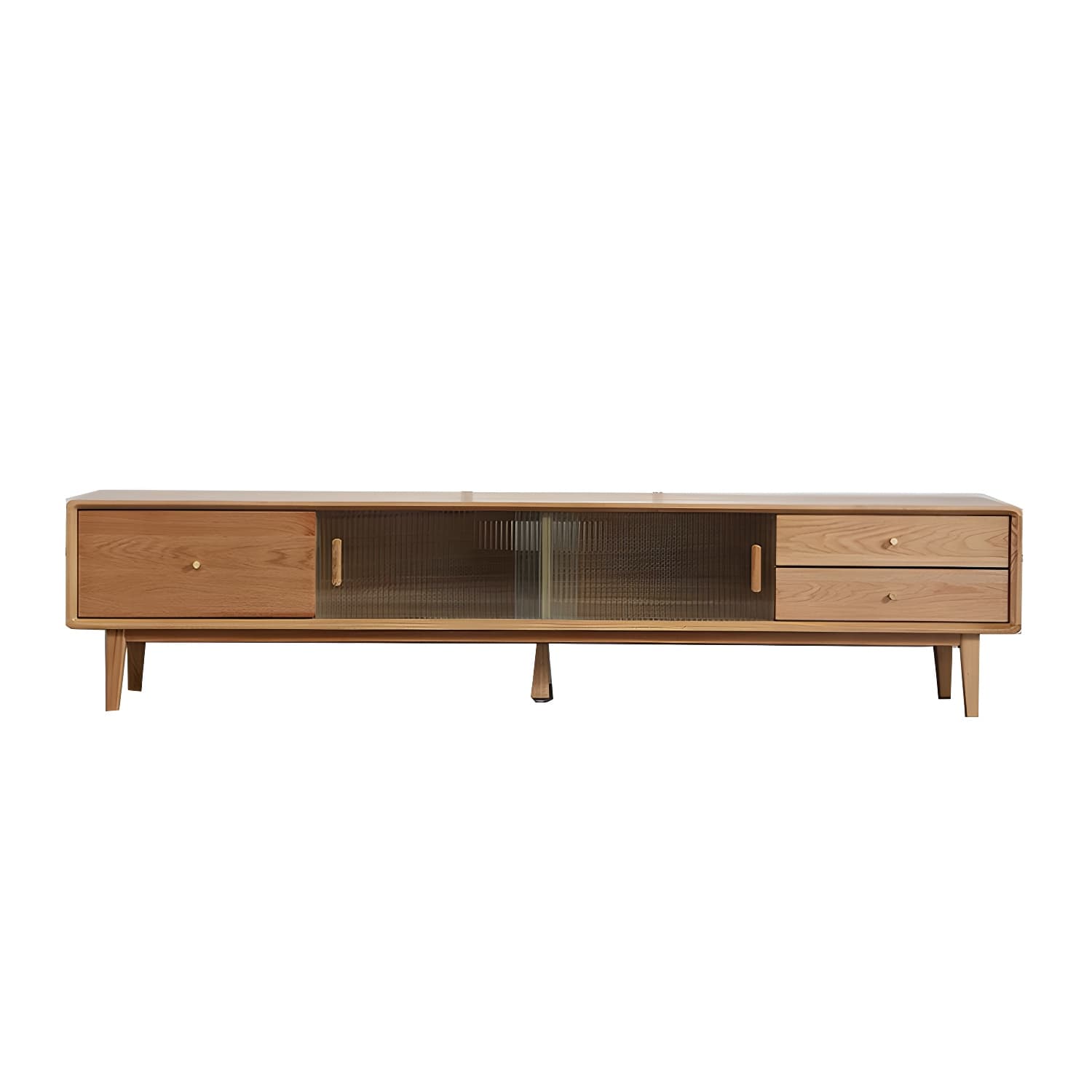 Scandinavian TV Stand with Low Height and the Cabinet Storage - image 7