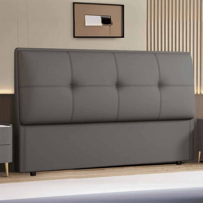 Simplistic Style Panel Headboard with No Distressing, Piled Tufted Rectangular Shape for Twin XL/Queen/Full Bed, Sponge Upholstery Fill, Standard Height - image 3