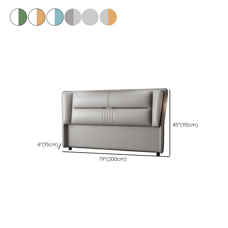 No Distressing Standard（36-55“） Free-standing Standard Full(54"W x 75"L) Rectangle Wingback Headboard, Wood Frame and Sponge Filing Included - image 13