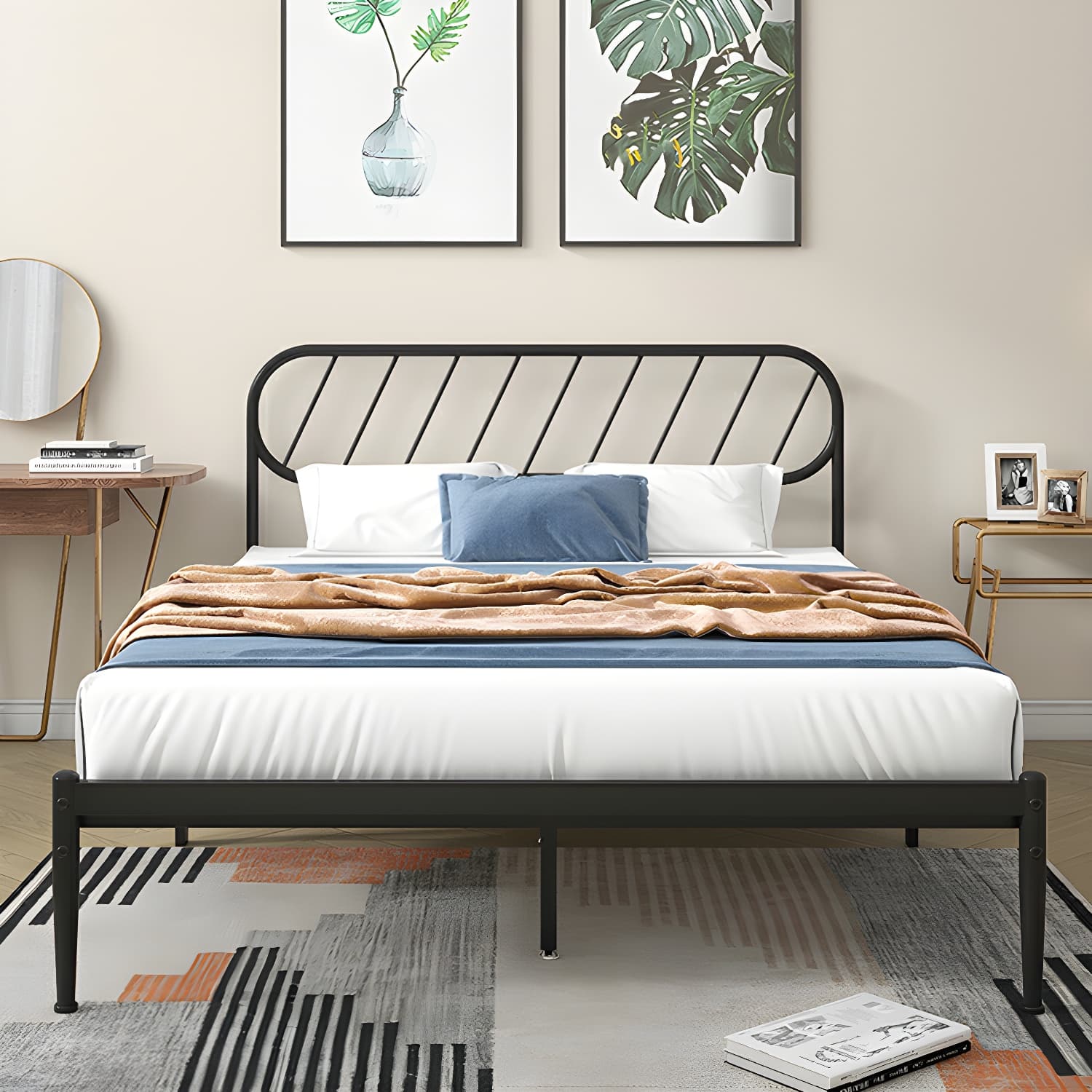 Modern Simple Style Open-Frame Panel with Metal Frame and Leg - image 8