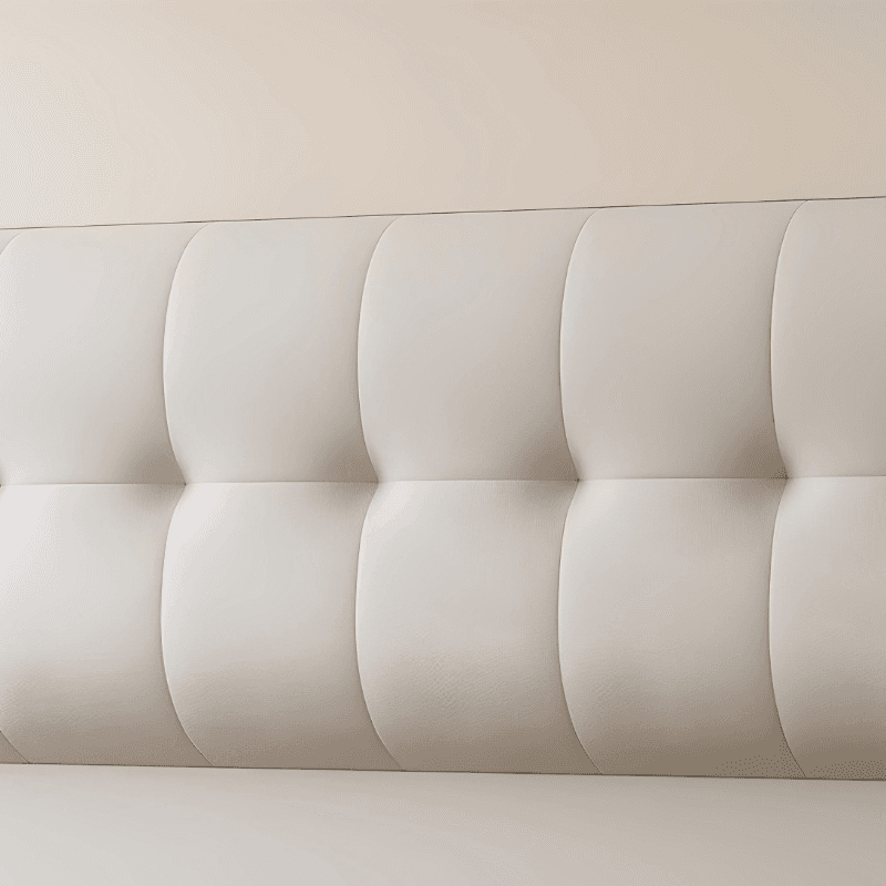 Modern Simple Style Panel Headboard with No Distressing, Piled Tufted Rectangle Design for California King/King/Queen Bed, Featuring Sponge Upholstery and Standard Height - image 11