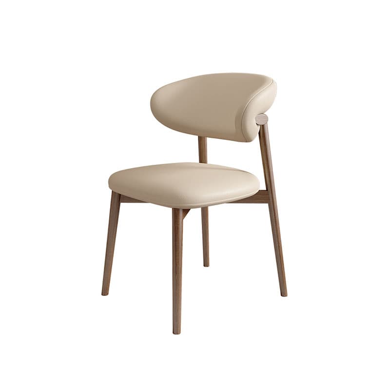 Modish Faux Leather/Upholstered Side Chair with Stable Legs - image 14