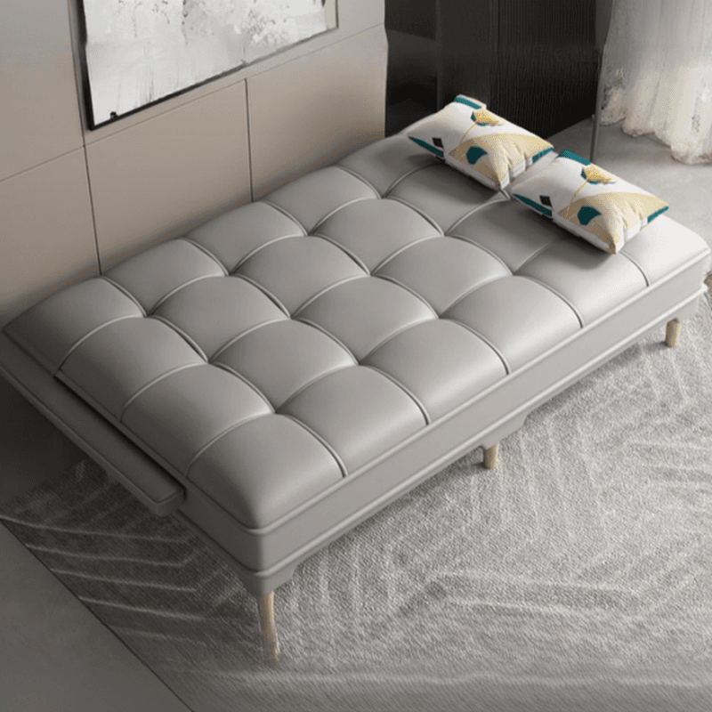 Tear Resistant Standard Sofa in Gray/Light Blue/Amber Color with Arm - image 8