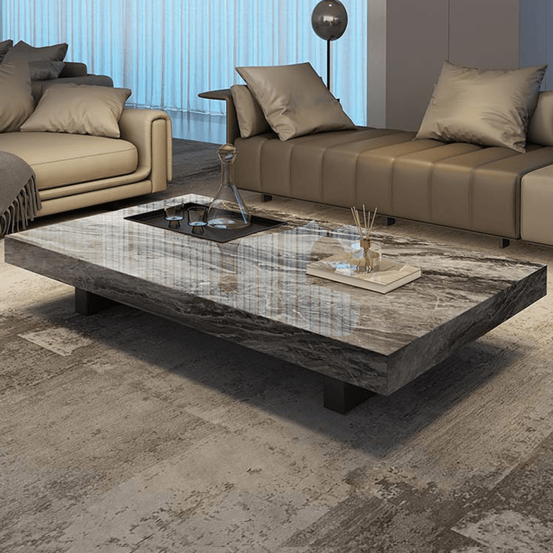 Dual Footing Geometric Figure/Square Accent Table for Home - image 6