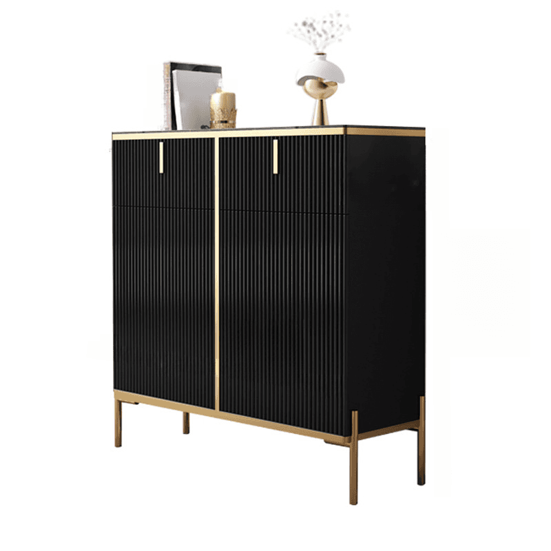 Ground Independent Sideboard for Parlor with Appliance Storage and Worktop in a Modern Style