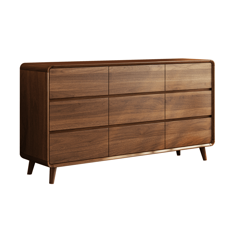 Cocoa Modern Simple Style Manufactured Wood Double Dresser/Bachelor Chest/Semainier with 6/3/5 Drawers Horizontal/Vertical - image 4