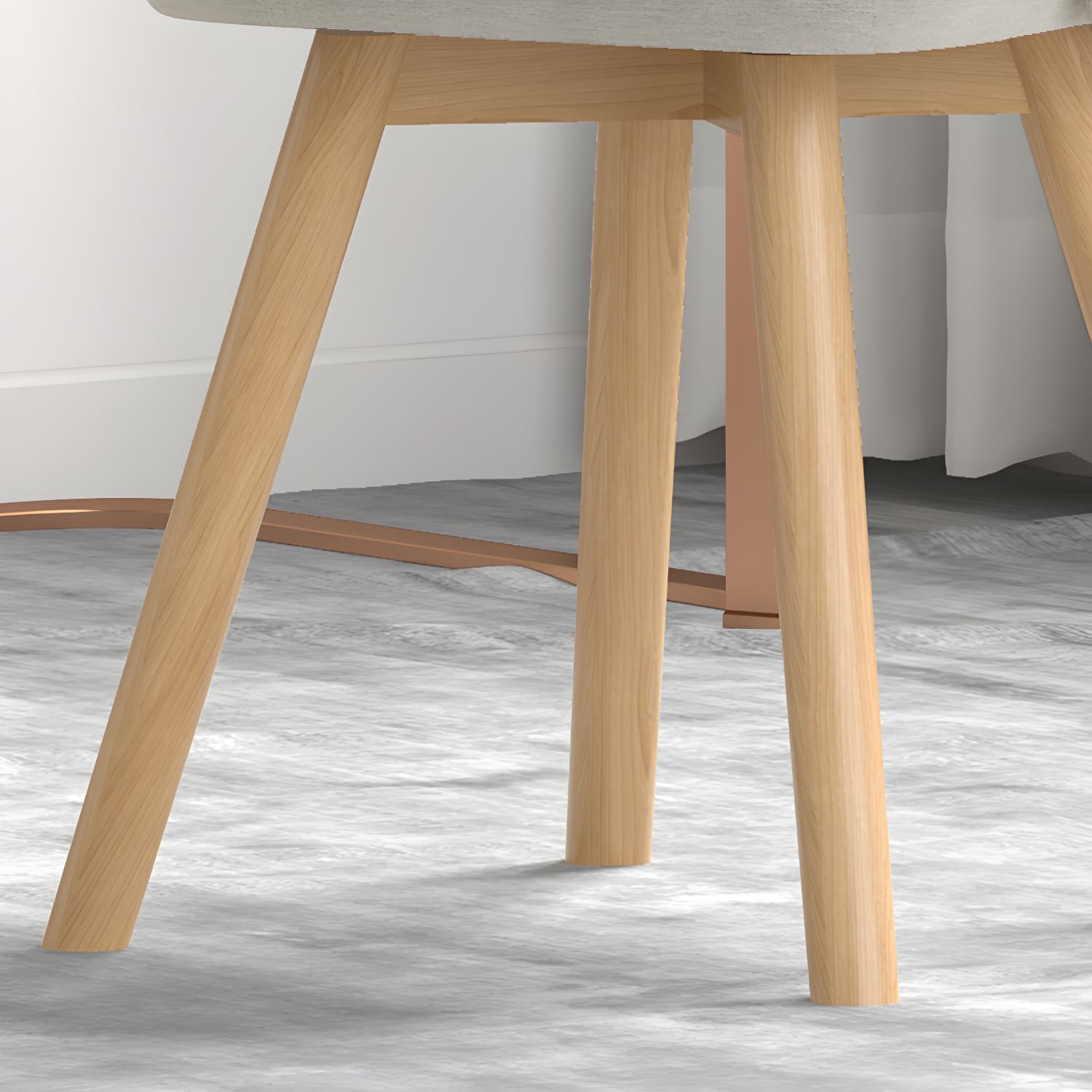 Solid Wood Dining Chair Modern Style Swivel Side Chair for Dining Room - image 17