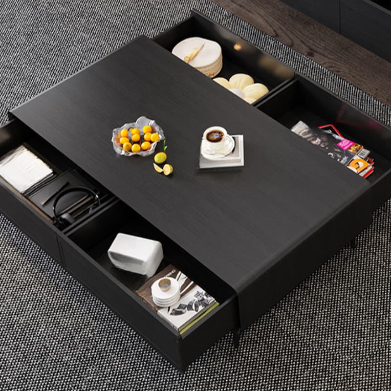 Parallelogram Plywood Board Game Coffee Table for Indoor Use - image 9