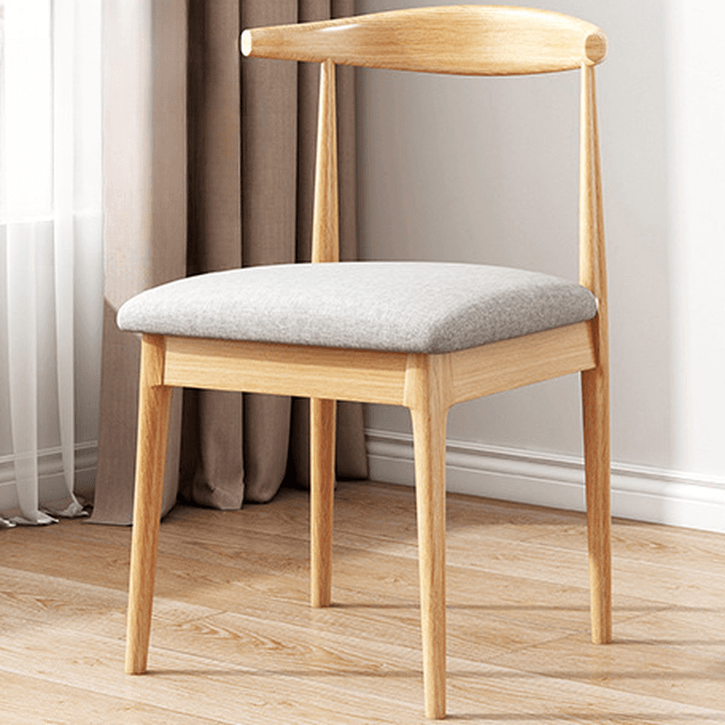 Rectangular Dining Table Set with Recycled Wood Fixed Table, Padded Chair Back, and Separable Design - image 6