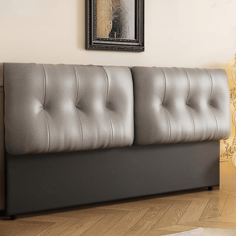 Simple No Distressing Queen(60"W x 80"L)/Full(54"W x 75"L)/Twin XL(38"W x 80"L) Standard（36-55“） Rectangular Decorative-stitched Panel Headboard with Cotton Filling - image 7