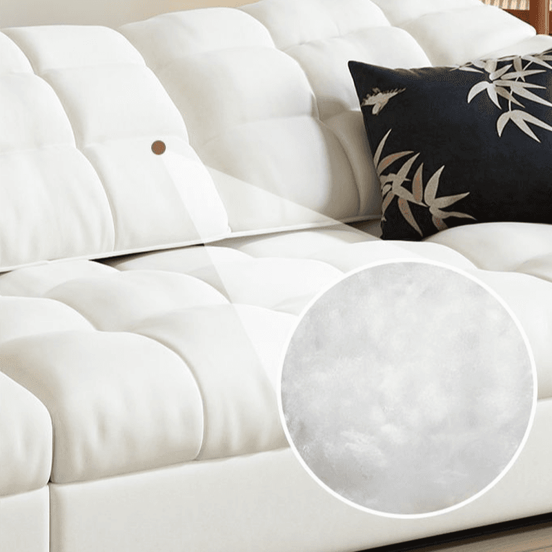 L-Shape/Straight White Sofa/Sofa Recliner with Under-seat Storage and Left/Horizontal Orientation - image 5