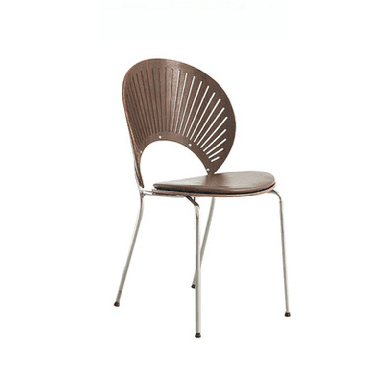Dining Room Sturdy Side Chair with Outlined Frame and Foot Pads - image 23