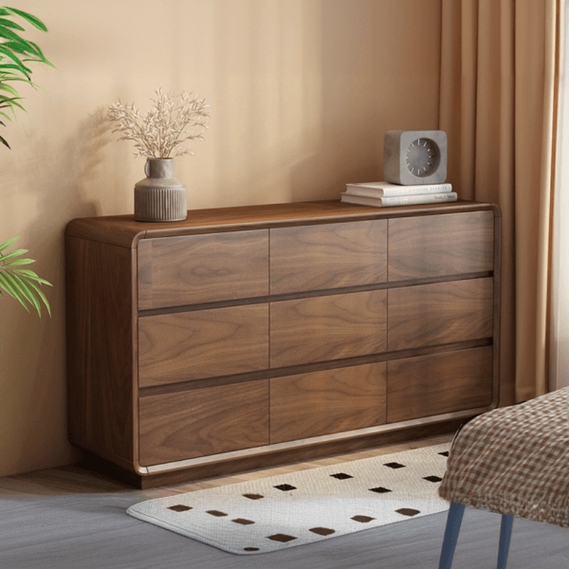 Cocoa Casual Rubberwood Double Dresser/Lingerie Chest with 6/9/5 Drawers Horizontal/Vertical - image 16