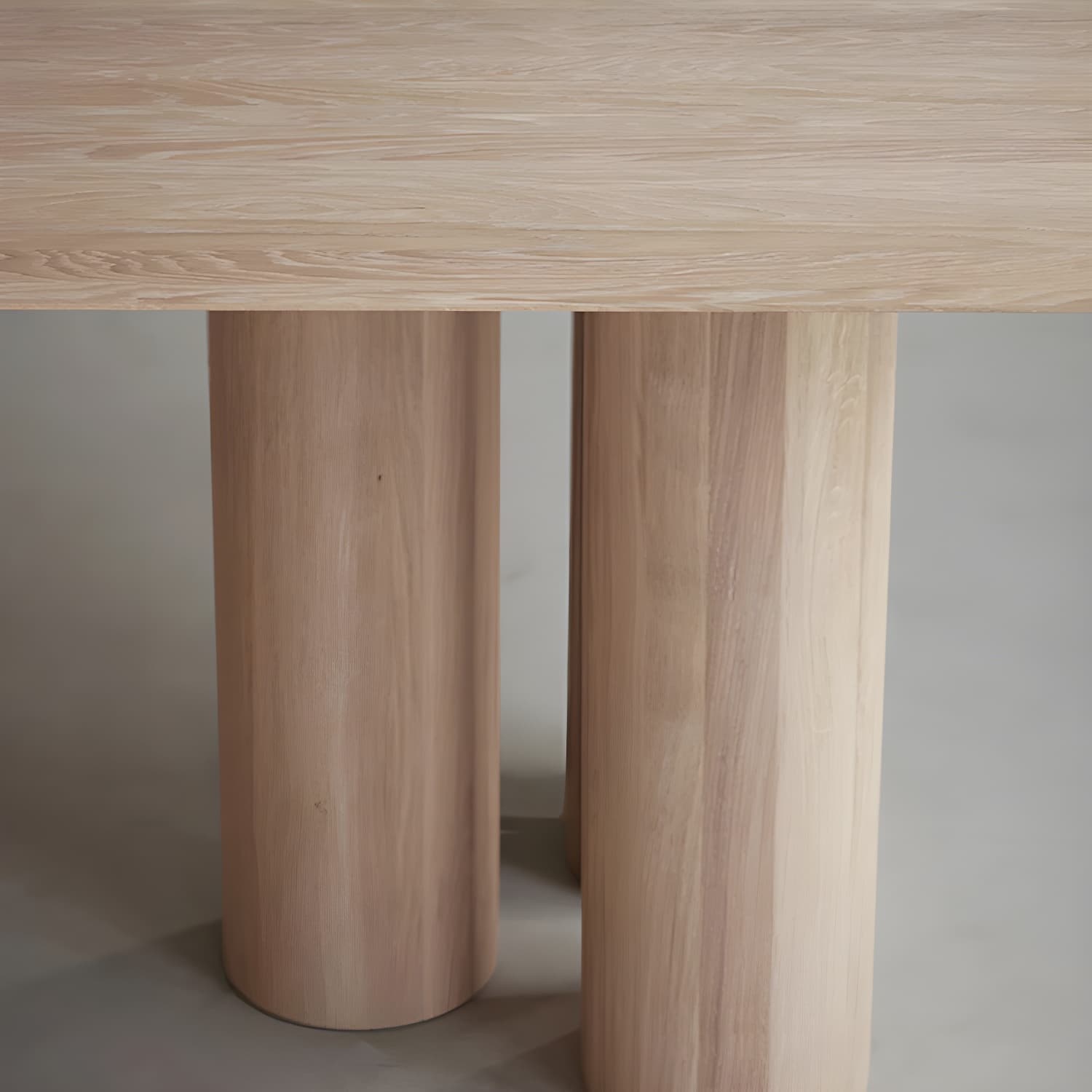 Rectangle Shape Casual Dining Table Solid Wood Fixed Table for Kitchen - image 6