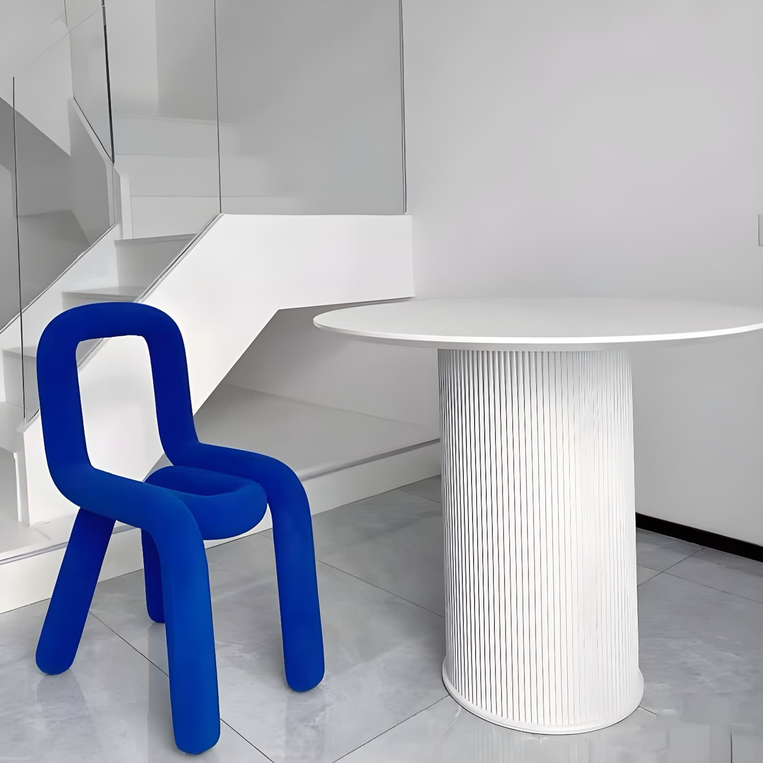 Modern Style Upholstered Side Chair Open Back Dining Side Chair - image 15