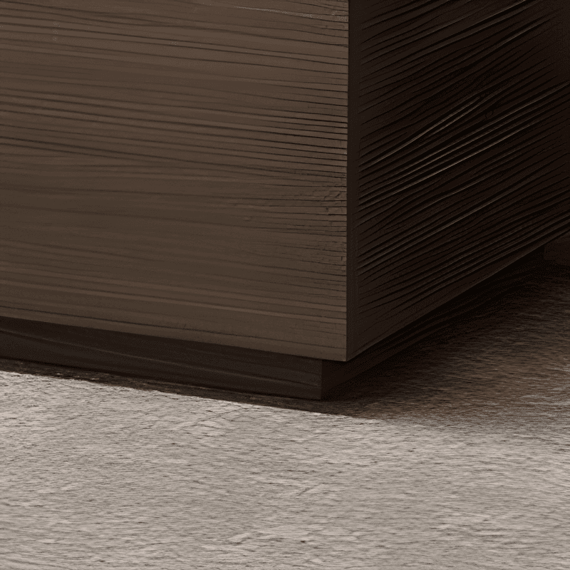 Organic Modern Nightstand With Drawer Organization Featuring 2 Drawers and Real Wood Countertop - image 12