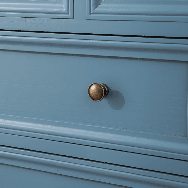 Independent Damp-proof Accent Chest/Accent Cabinet in Wood with Drawers in a Retro Style - image 11