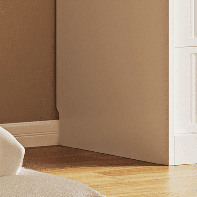 Chalk Composite Wood Cabinet Armoire with Soft Close Drawer, Specular Mirror, Soft Close Door, Interior Shelves, and Clothing Rod - image 8